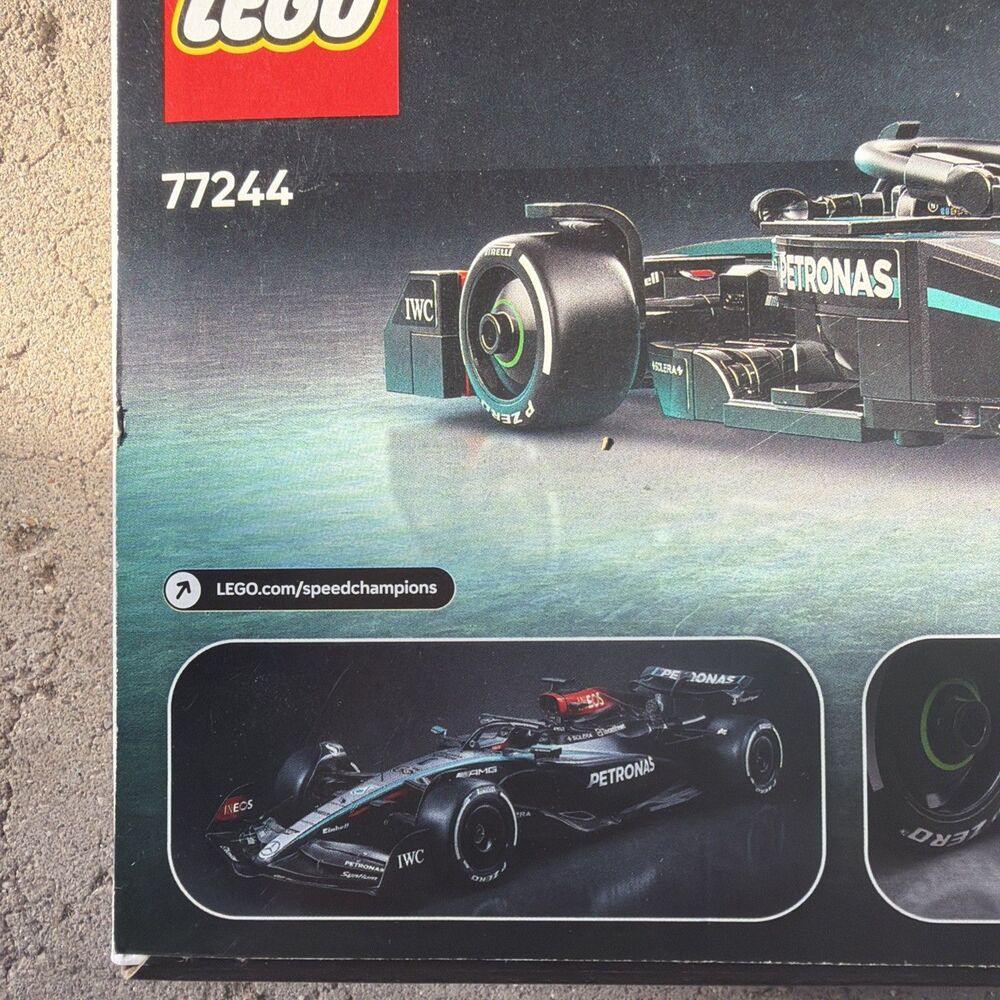 New LEGO Speed Champions 77244 Mercedes-AMG PETRONAS F1 Team W15 267 pcs 10+